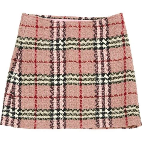 burberry skirt polyvore|burberry wool mini skirt.